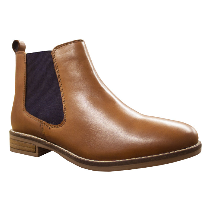 Ladies Chelsea Boot Cognac Tan