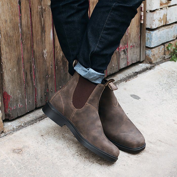 Blundstone Men s Dealer Boots Rustic Brown