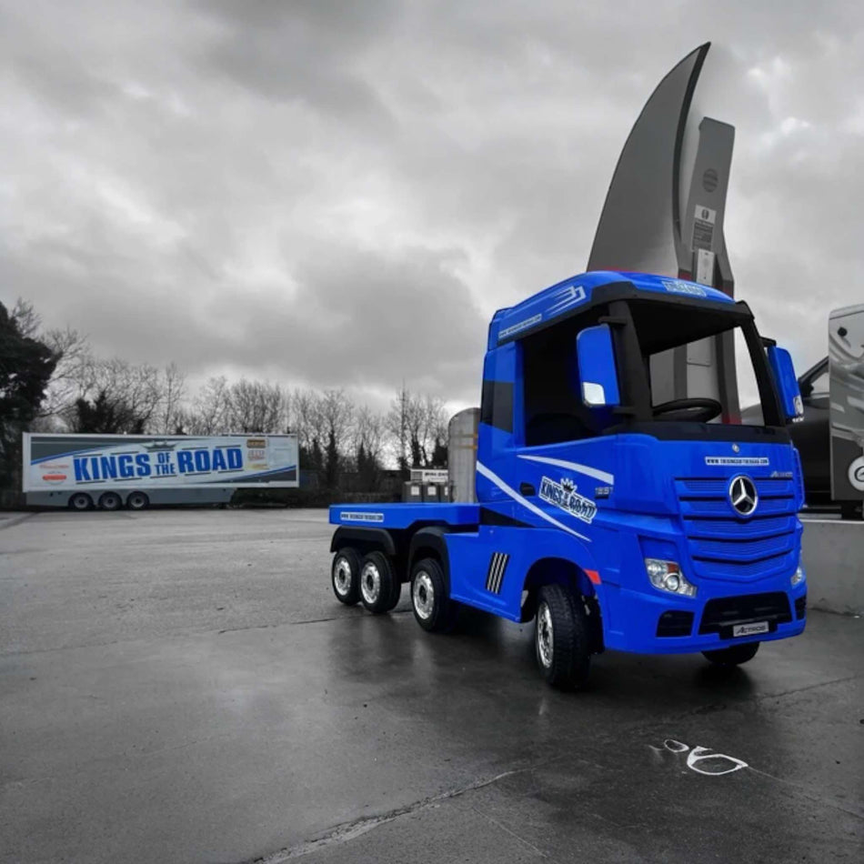 OFFICAL KINGS OF THE ROAD LICENSED MERCEDES ACTROS RIDE-ON TRUCK 24v