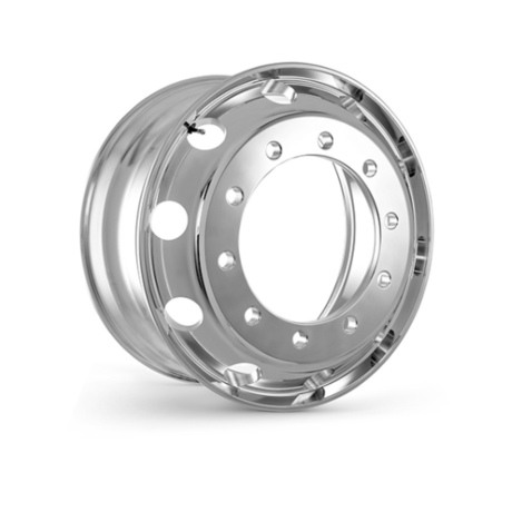22.5'' x 9'' Chrome Aluminium Alloy Wheel For Truck Universal High Shine & Warranty