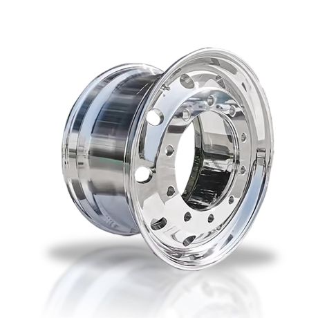 22.5'' x 11.75'' Chrome Aluminium Alloy Wheel For Trailer Truck Steer Universal ET 120