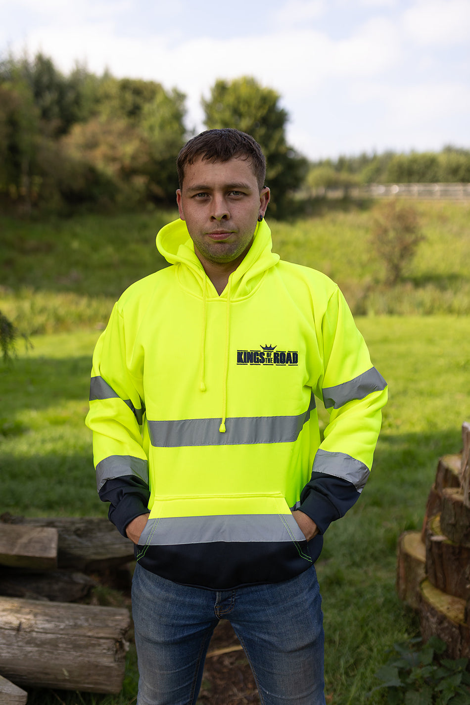Kings Yellow Hi-Vis Softshell Jacket