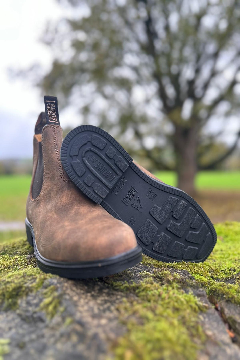 Mongrel Cloudy Brown Chisel Toe Boot