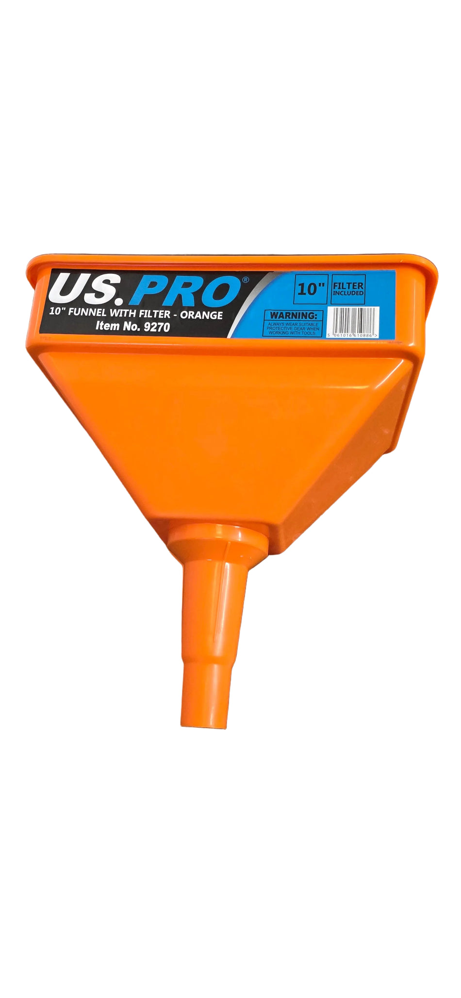Orange Plastic Funnel