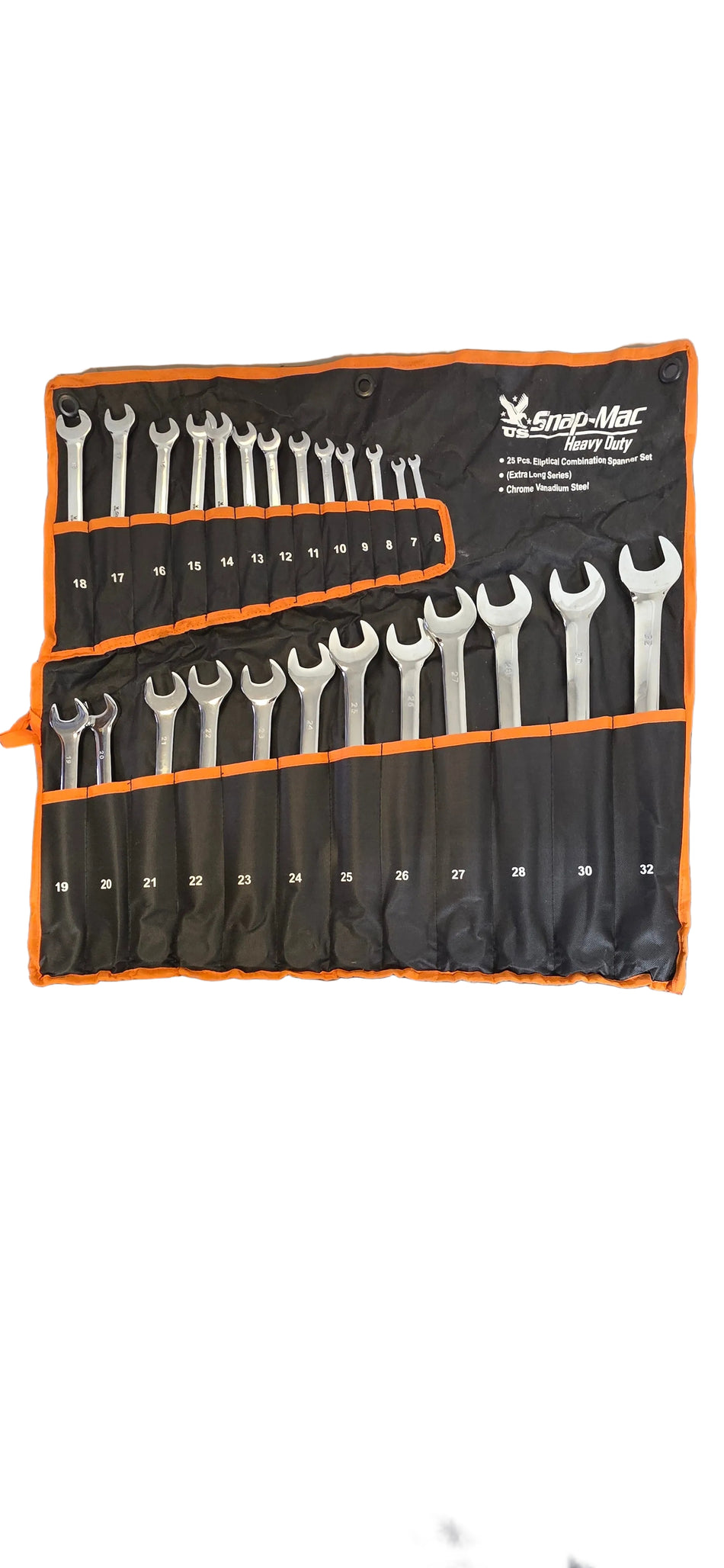Heavy Duty Extra Long Spanner Set