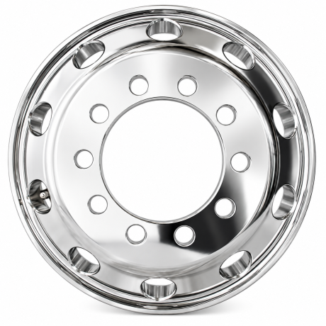 17.5" x 6.00" Chrome Aluminium Alloy Wheel For Truck Universal