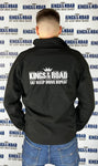 Adults Black Jacket with Silver Embroidered Logo
