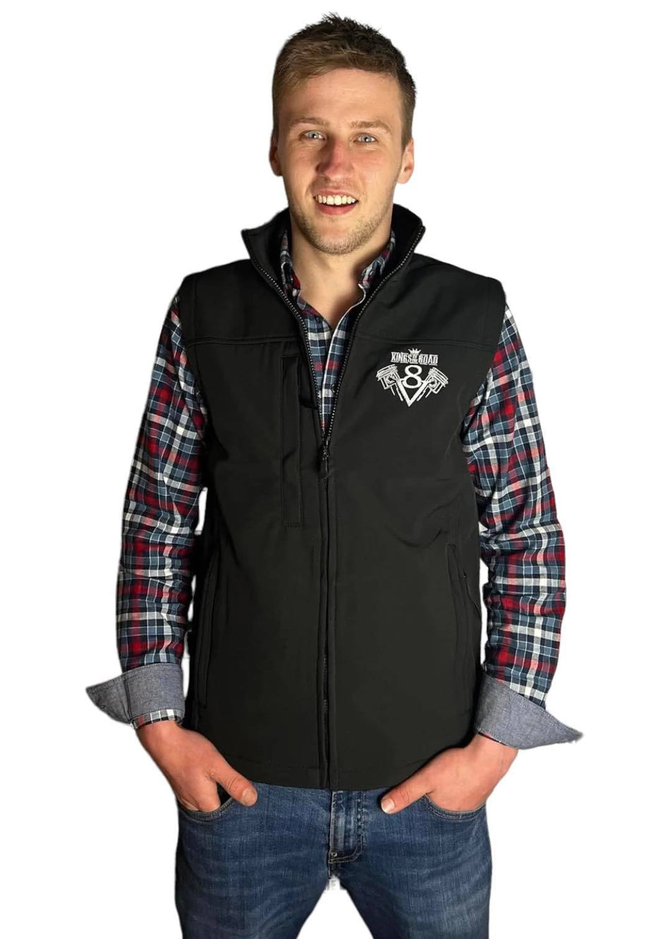 Adults Black Body Warmer with White Embroidered Logo