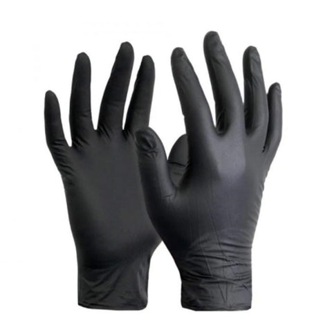 Black HD Nitrile Disposable Gloves